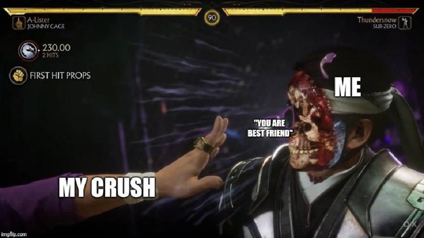 Mortal Kombat crush meme
