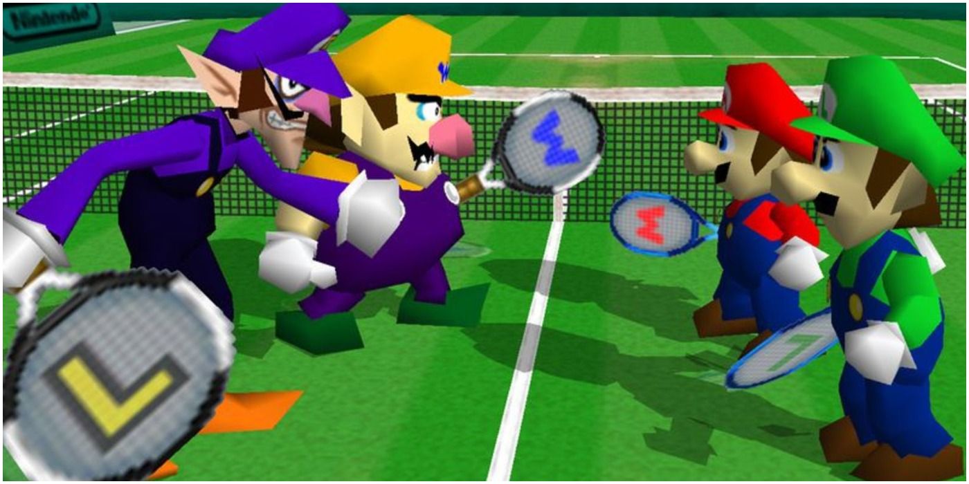 Mario Tennis on the Nintendo 64