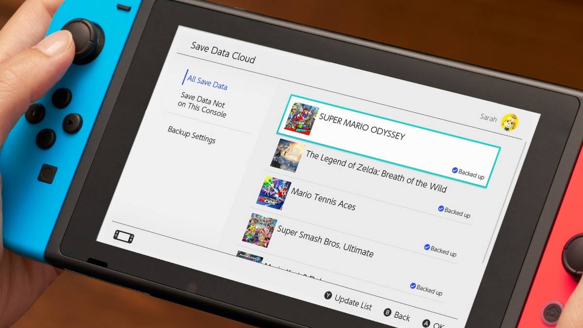 Nintendo Switch Cloud Save Data