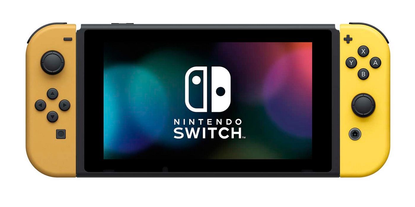 Nintendo Switch w/ yellow Joy-Cons