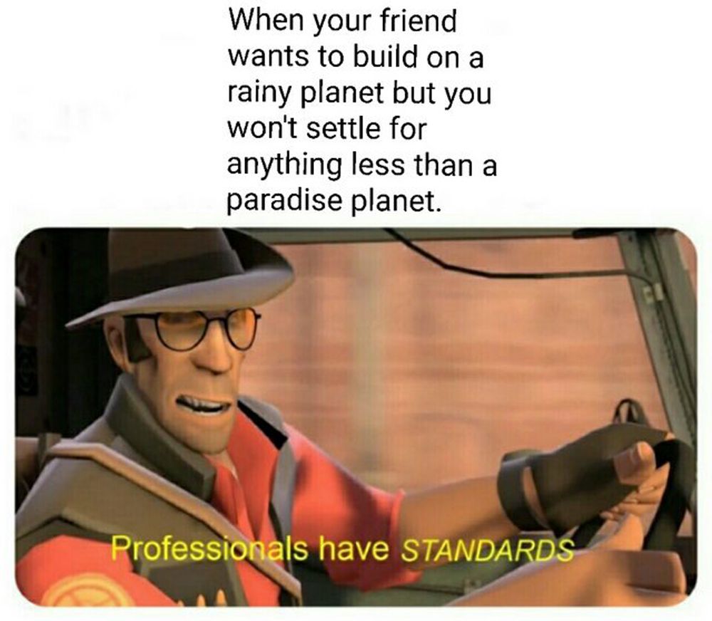 No Man's Sky TF2 Meme Paradise Planet Rain