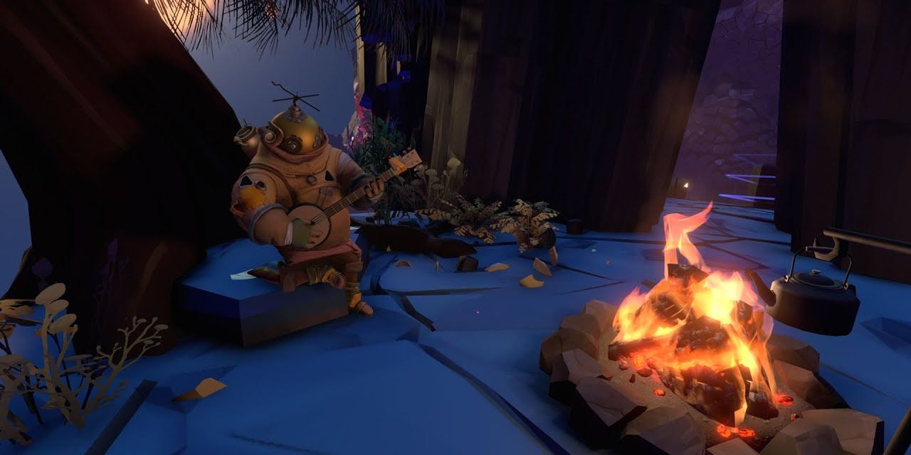 Outer Wilds Gameplay campfire