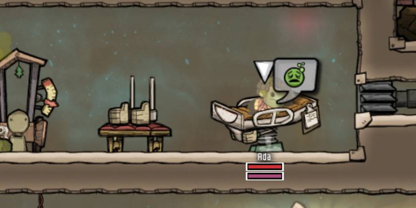 Oxygen Not Included Med Bay With Sick Dupe