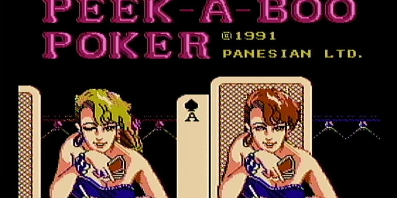 Peek-A-Boo Poker, opening screen