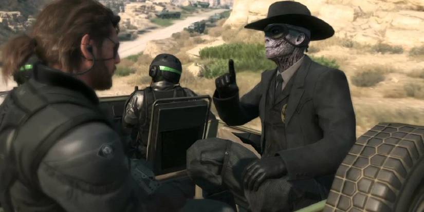 Phantom pain skull face and venom snake