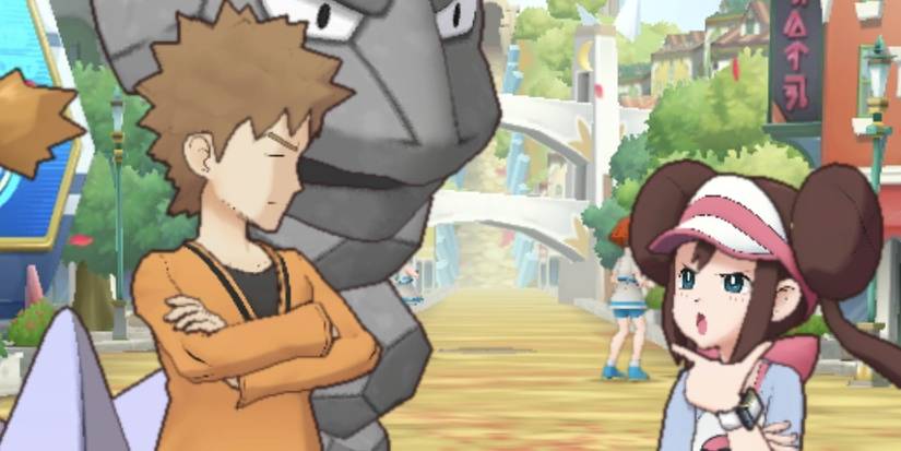 Pokemon Masters Brock Rosa Onix