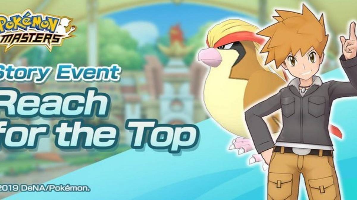 banner for pokemon masters reach for the top event