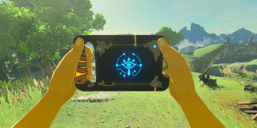 Sheikah Slate in The Legend Of Zelda Breath of The Wild