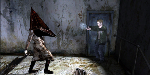 Silent Hill 2 james fights pyramid head