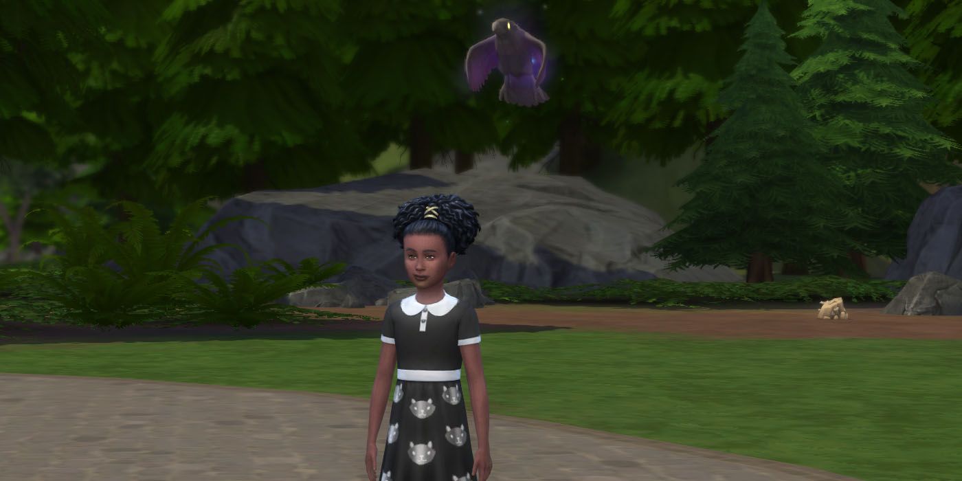 Sims 4 Realm Of Magic Child With Familiar