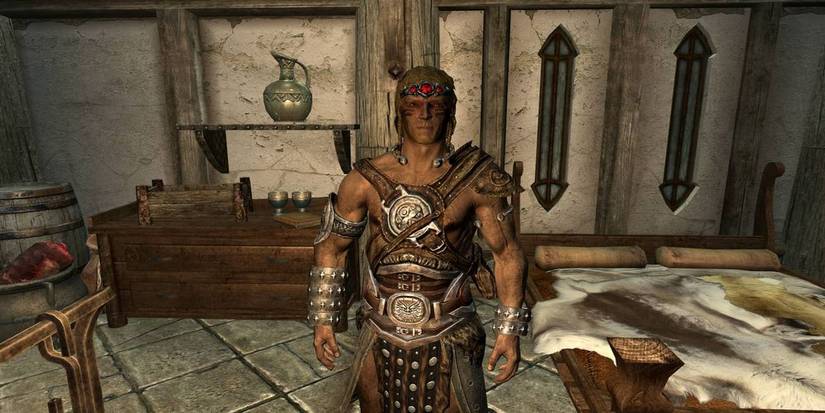 Skyrim Cosnach in Armor
