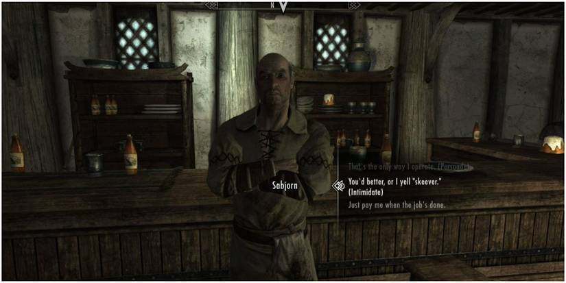 Skyrim Intimidating an NPC