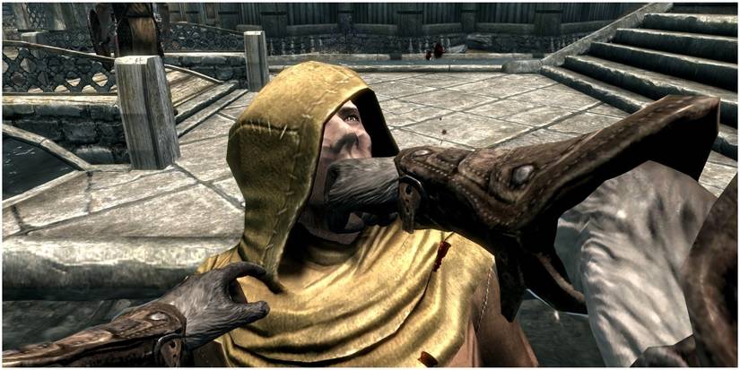 Skyrim Priest Punching