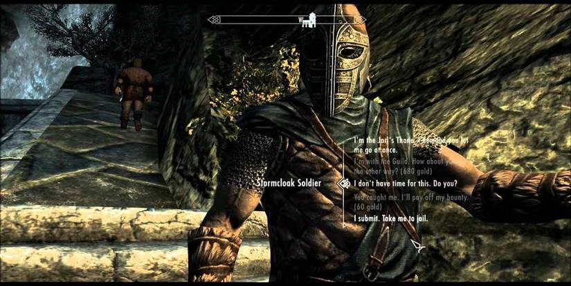 Skyrim Thane Arrested