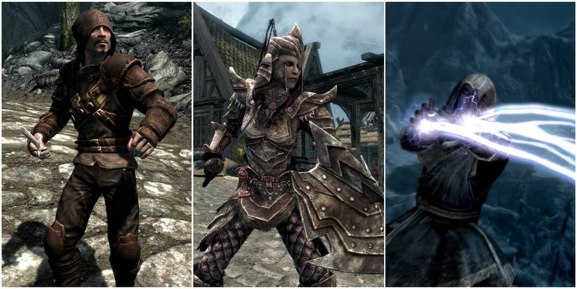 Player springs into action in Skyrim