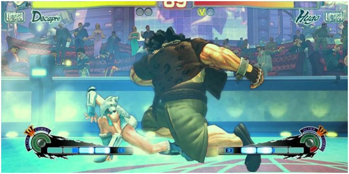 Street Fighter IV fighting gameplay