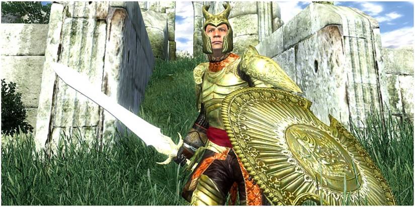 The Elder Scrolls 4 Oblivion Fighter in Elven Armor
