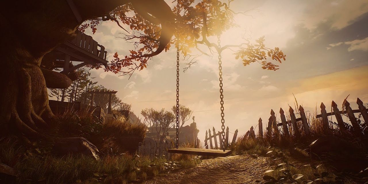 Swing at Edith Finch's house