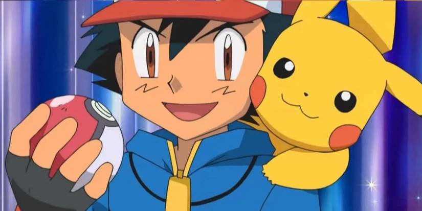 Ash Ketchum smiling