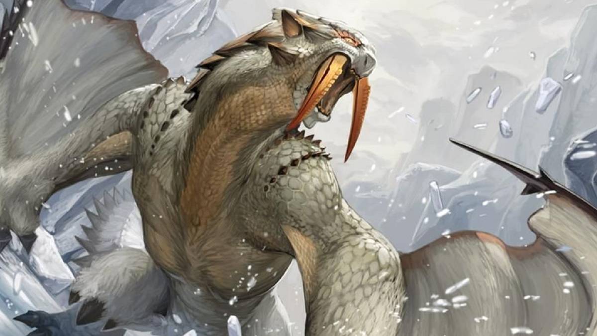 Barioth fron Monster Hunter Iceborne