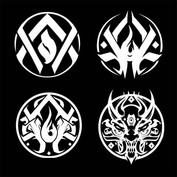 Teaser symbols by WP Bros for new Batman game