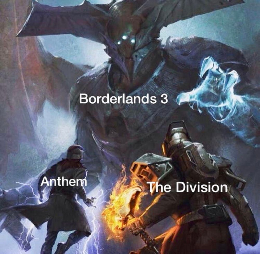borderlands 3 anthem divisio meme