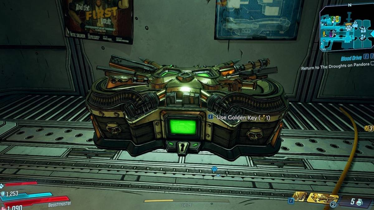 borderlands 3 shift code golden key chest