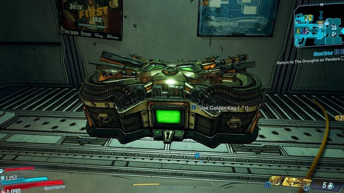 borderlands 3 golden key chest