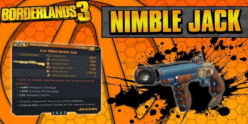 Legendary shotgun Nimble Jack.