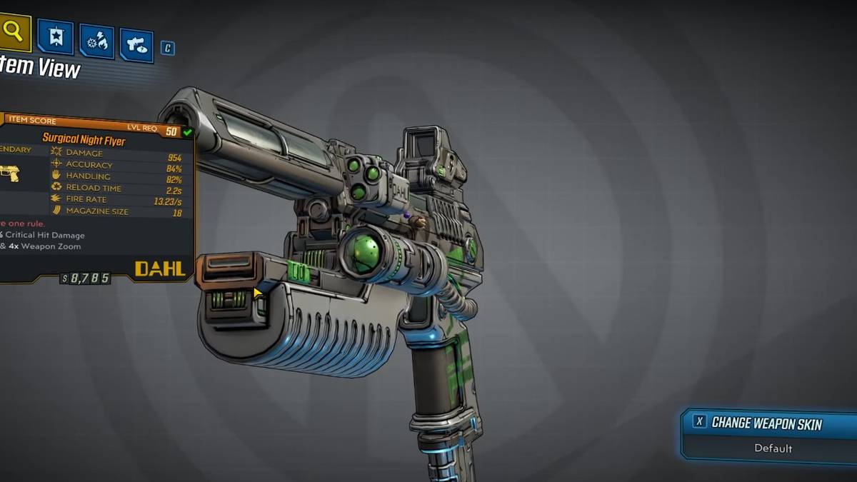 borderlands 3 batman legendary pistol
