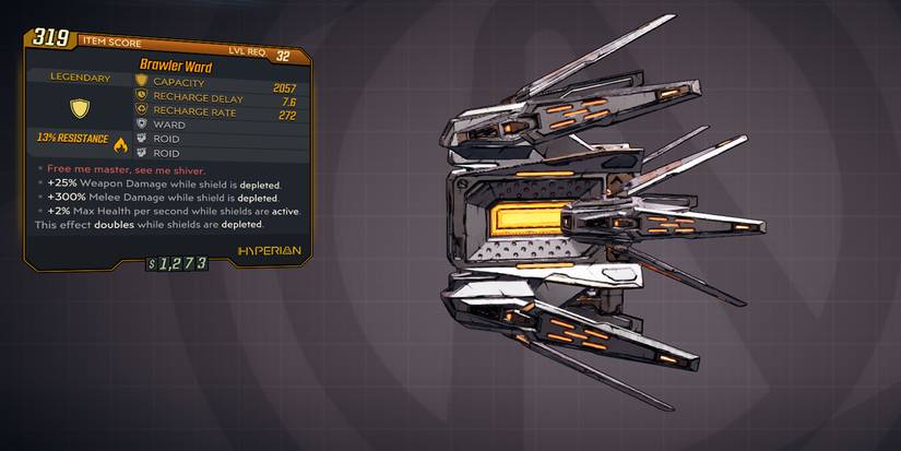 brawler ward legendary shield guide borderlands 3 gearbox