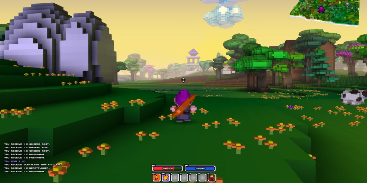 cube world open-world screenshot