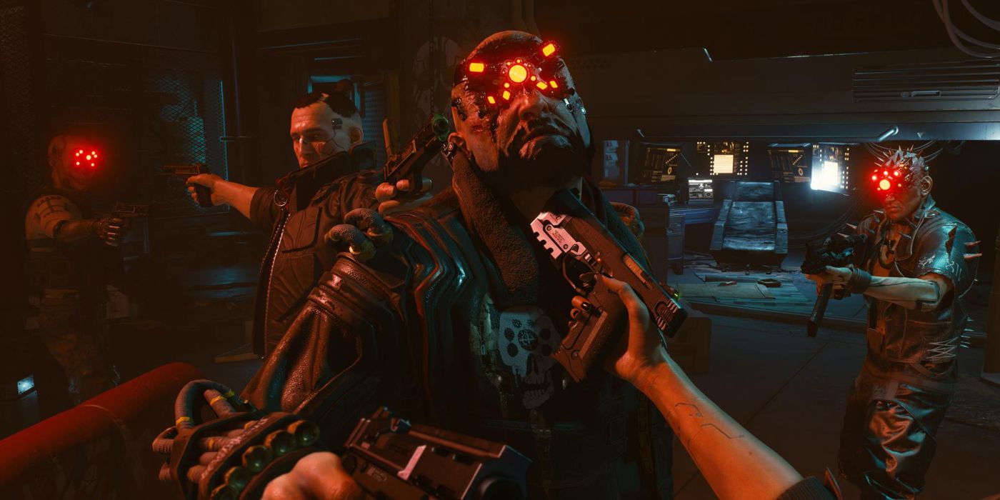 cyberpunk 2077 first-person screenshot