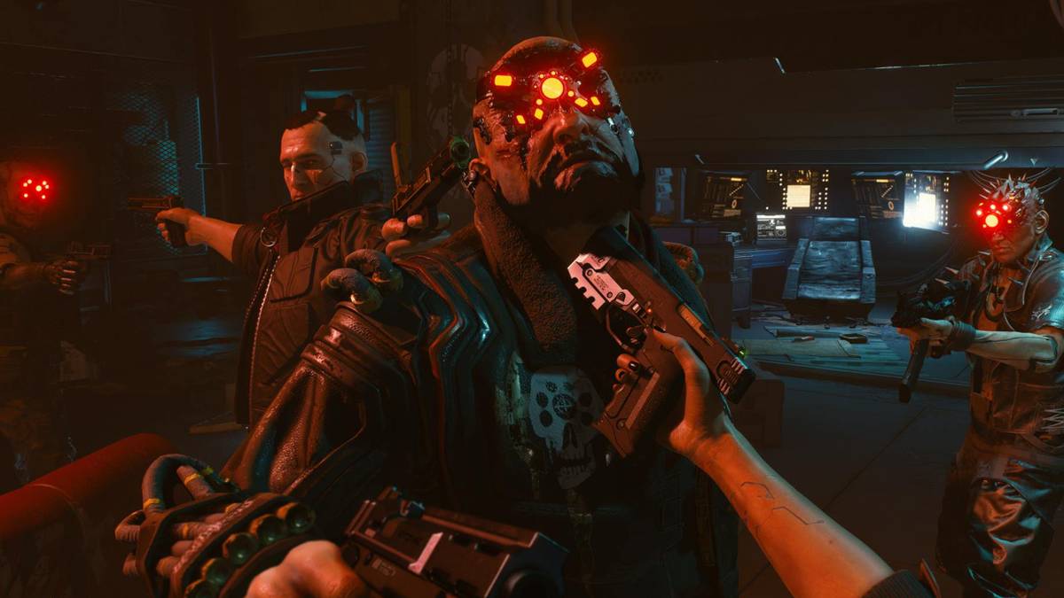 cyberpunk 2077 first-person screenshot