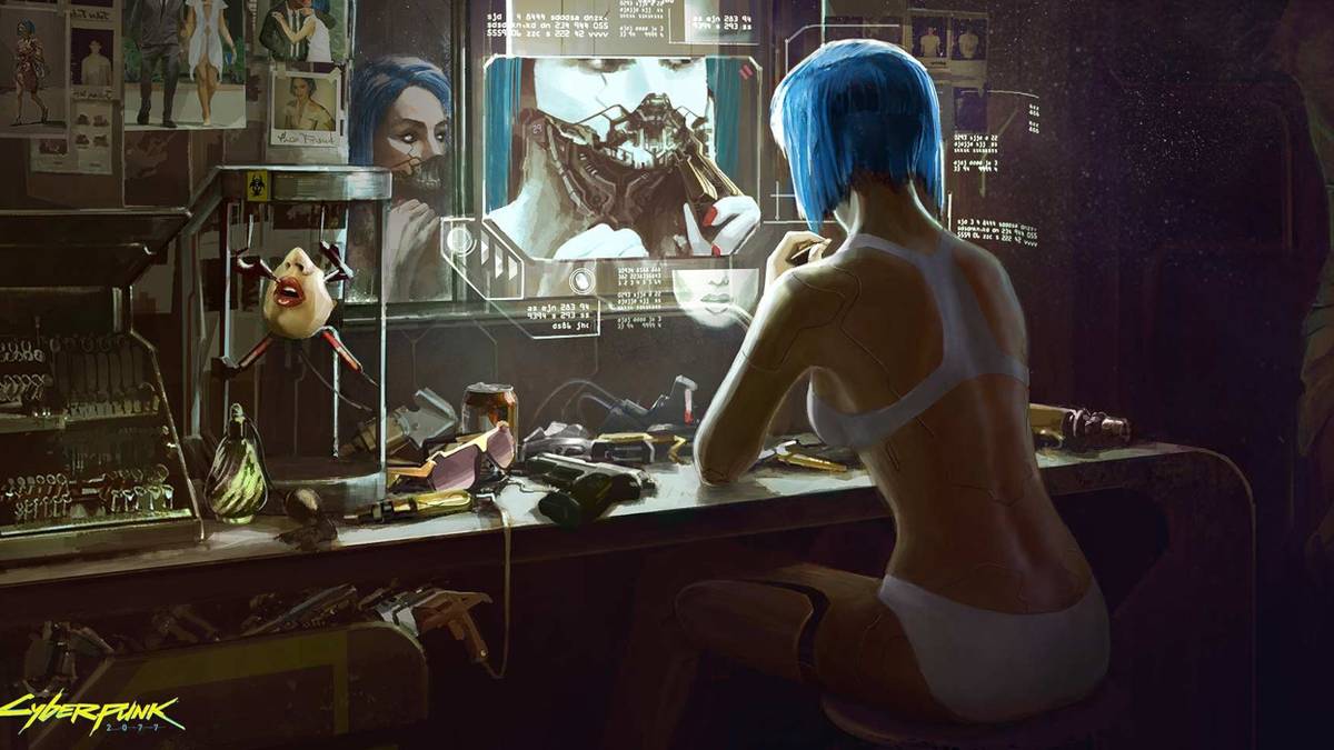 cyberpunk 2077 cyborg art