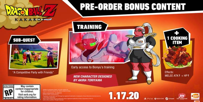 dragon ball z kakarot pre order