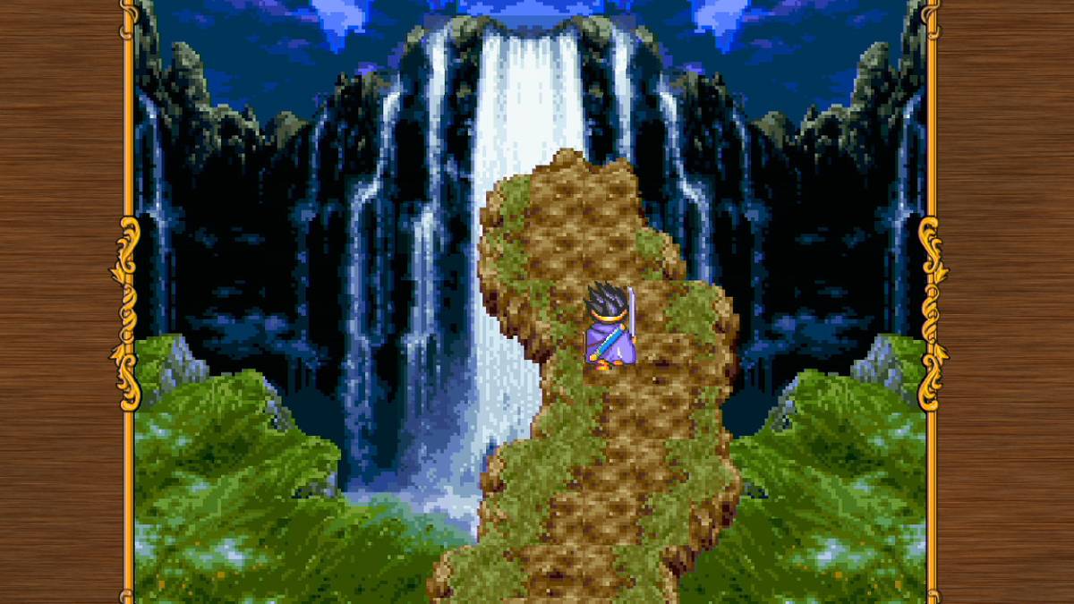 dragon quest classic switch release waterfall