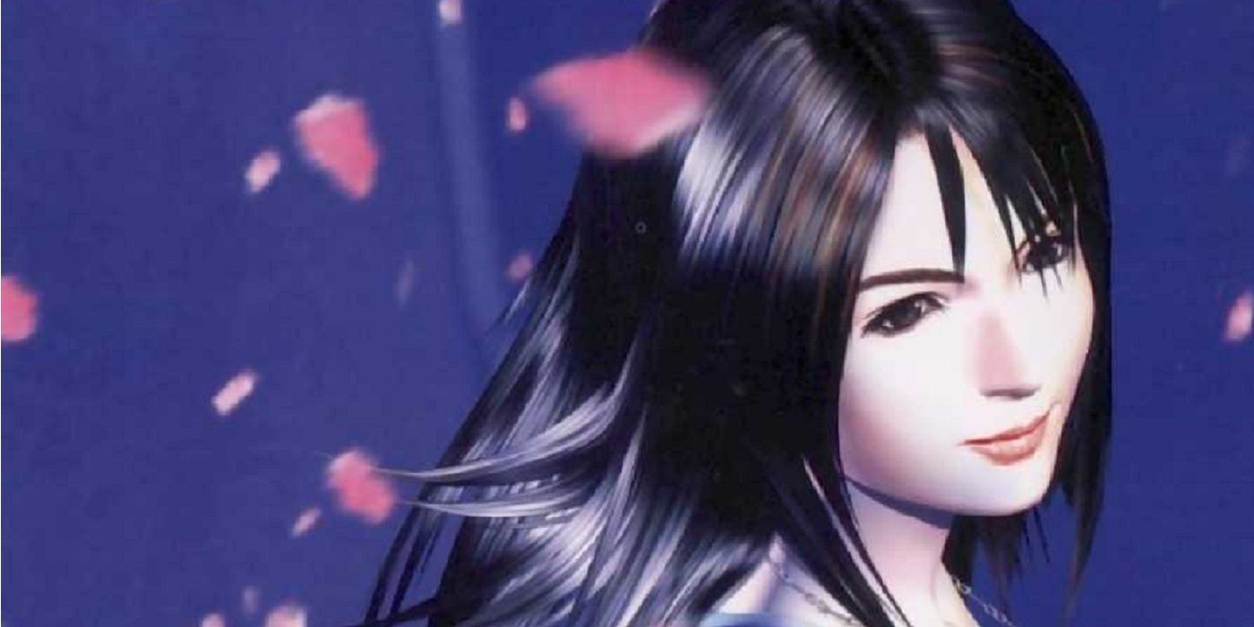 Rinoa with petals floating by