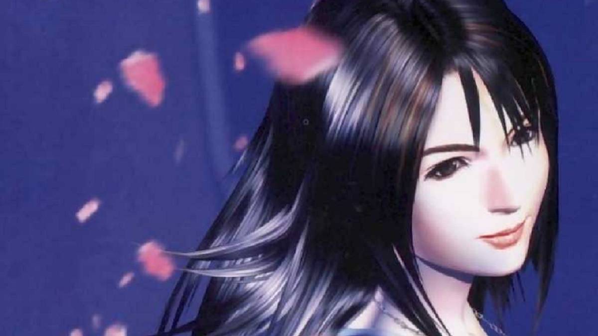 Rinoa with petals floating by