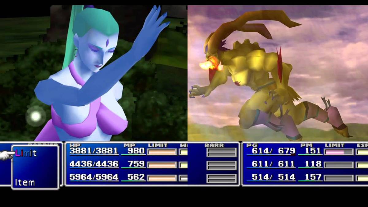 final fantasy 7 original shive ifrit