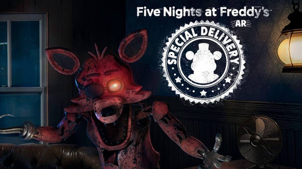 five nights at freddys ar special delivery key art