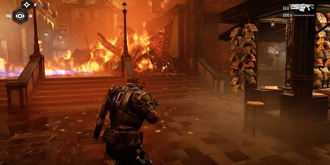 gears 5 act 1 chapter 4 how to get through the fire