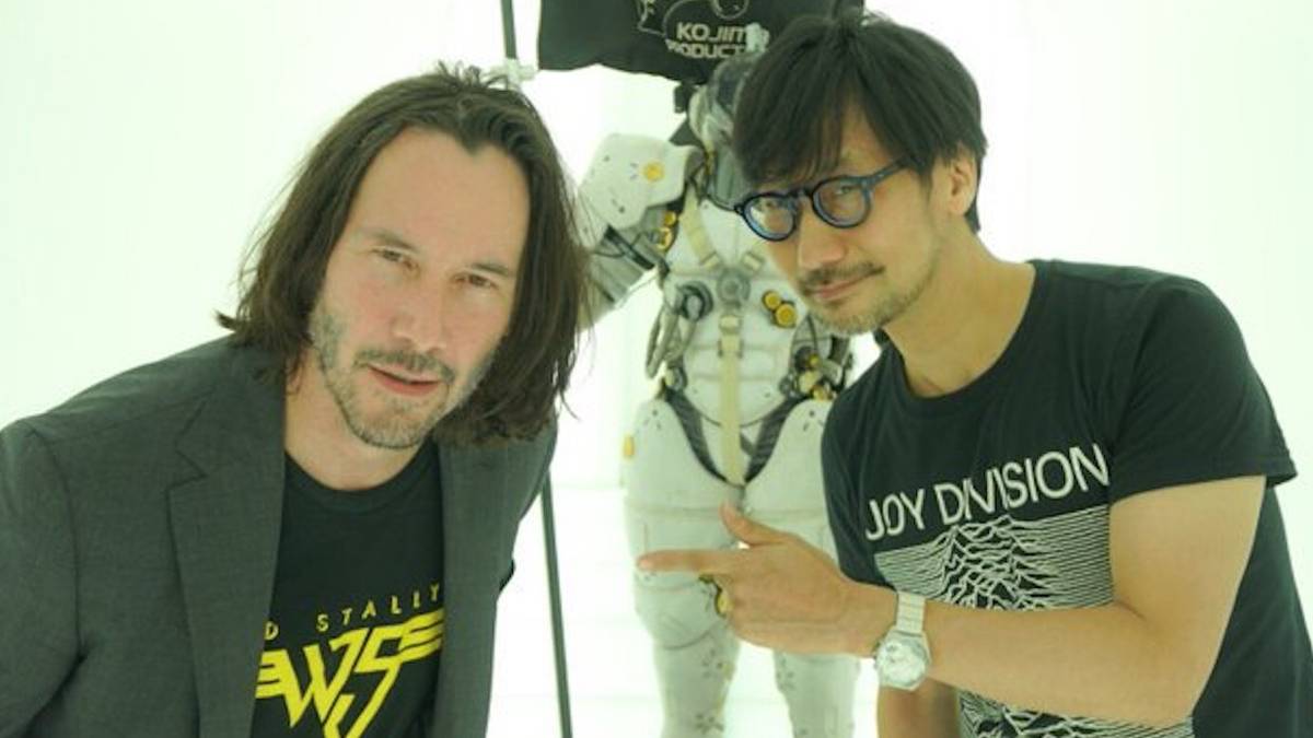 keanu visits death stranding dev