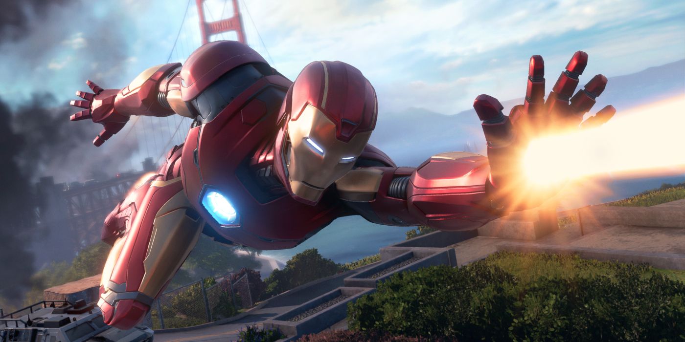 marvel's avengers iron man flight screenshot