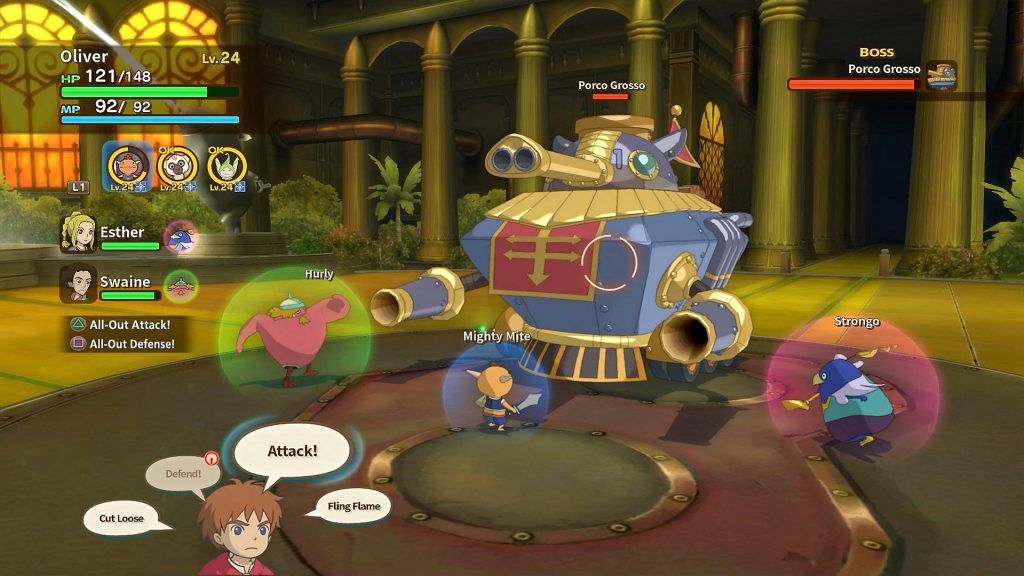 Ni no Kuni fight