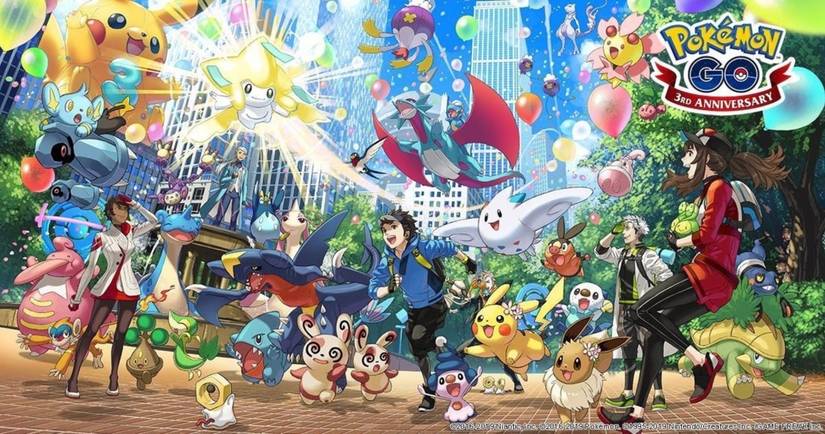 Pokemon GO celebrates 3 years