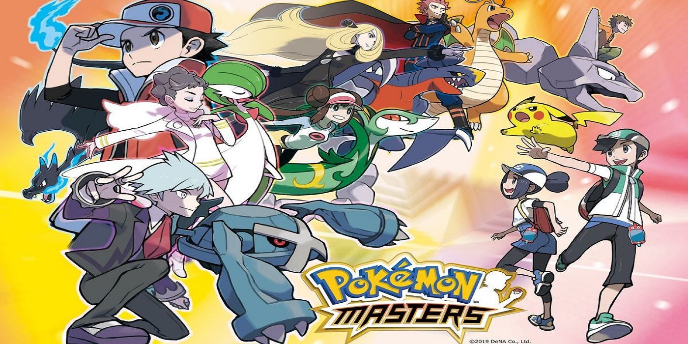 pokemon masters characters in dynamic pose