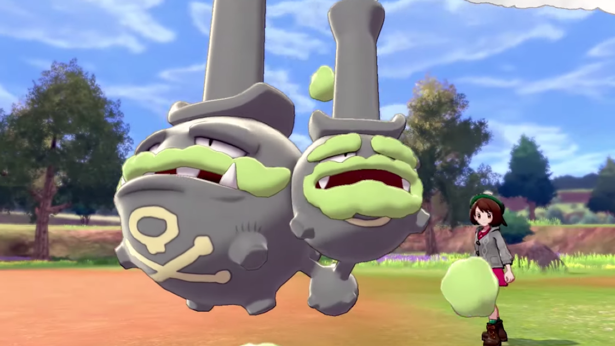 pokemon sword shield galarian weezing