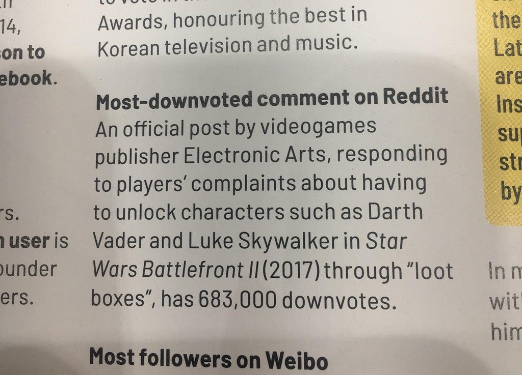 guiness world record reddit downvoted comment