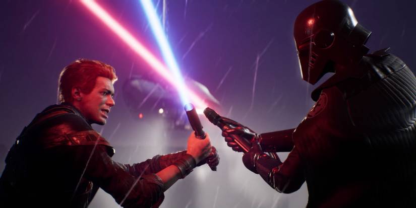 star wars fallen order trailer lightsaber duels boss fight